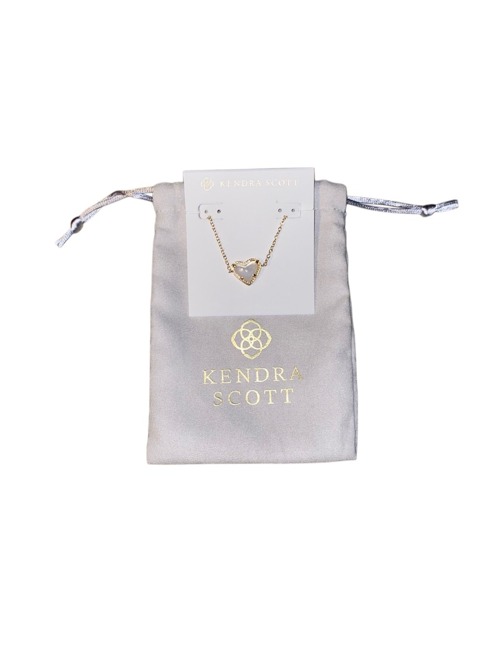 Kendra Scott Ari Heart Pendant Mother of Pearl Bracelet - Picture 3 of 4